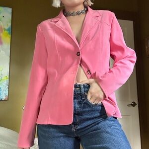 Vintage Pink Blazer Jacket